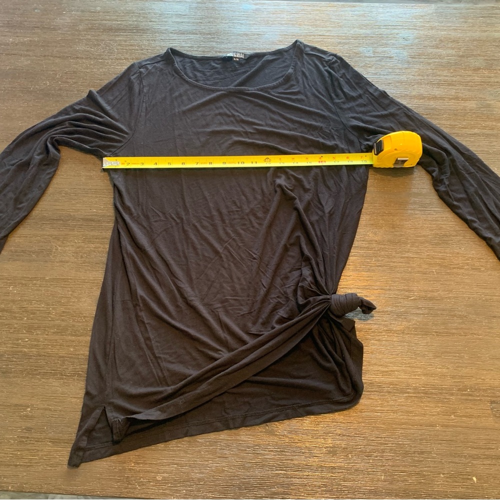 Chic Black Long Sleeve Top